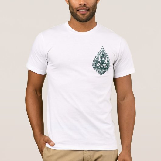 ZUID-OOSTEN-ASIAANSE ZITTING BUDDHA T-SHIRT (Voorkant)