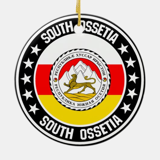 Zuid-Ossetië Keramisch Ornament (Achterkant)