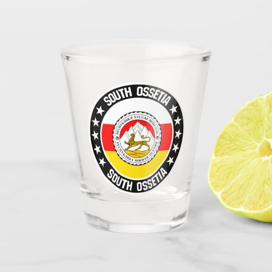 Zuid-Ossetië Shot Glas (Voorkant)