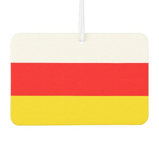 Zuid-Ossetië vlag Luchtverfrisser (Voorkant)
