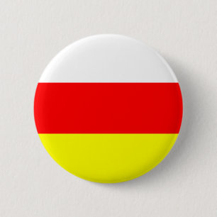 zuid - ossetië vlag ronde button 5,7 cm