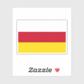 Zuid-Ossetië vlag Sticker (Vel)