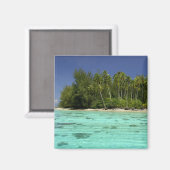 Zuid Pacific, Frans-Polynesië, Moorea 2 Magneet (Voorkant / Achterkant)