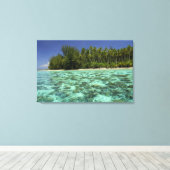 Zuid-Pacific, Frans-Polynesië, Moorea 3 Canvas Afdruk (Insitu (Houten vloer))