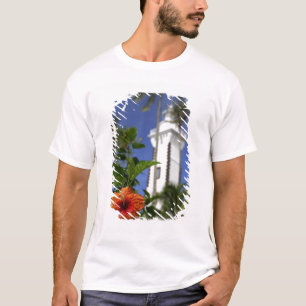 Zuid Pacific, Frans-Polynesië, Tahiti. Hibiscus T-shirt