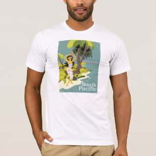 Zuid-Pacific vintage reisposter T-shirt