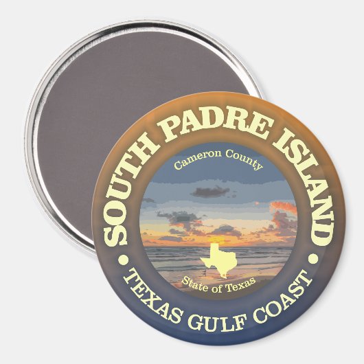 Zuid-Padre-eiland (C) Magneet (Voorkant / Achterkant)