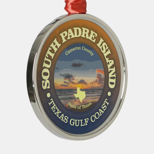 Zuid-Padre-eiland (C) Metalen Ornament (Rechts)