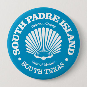 Zuid-Padre-eiland (zeeschelp) Ronde Button 4,0 Cm
