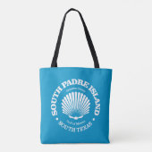 Zuid-Padre-eiland (zeeschelp) Tote Bag (Achterkant)
