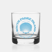 Zuid-Padre-eiland (zeeschelp) Whisky Glas (Voorkant)