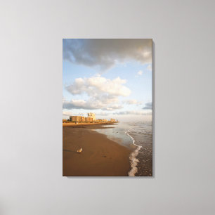 Zuid Padre Island, Texas, USA resort hotels, Canvas Afdruk