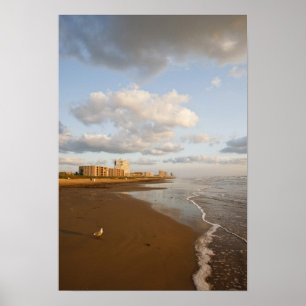 Zuid Padre Island, Texas, VS resorthotels, Poster