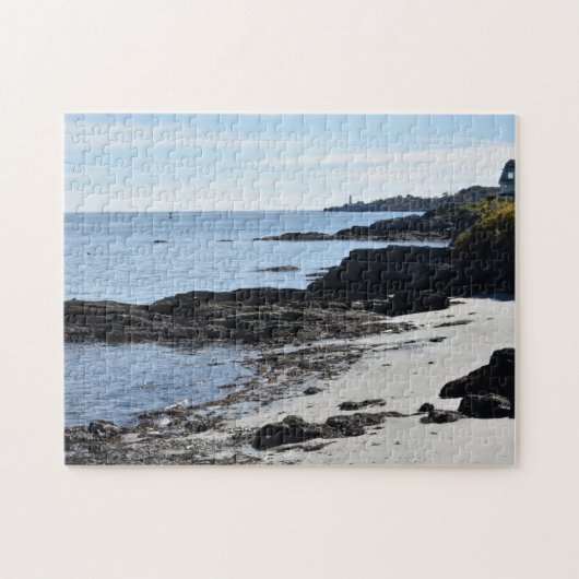 Zuid-Portland Maine Kastline ME Beach Landschap Legpuzzel (Horizontaal)