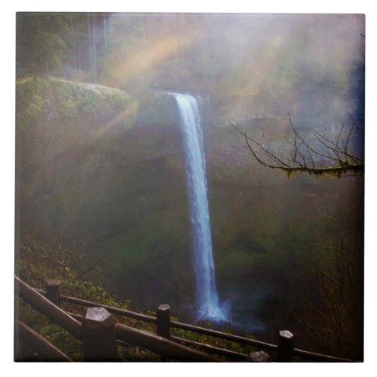 Zuid Silver Falls, OR Tegeltje (Voorkant)