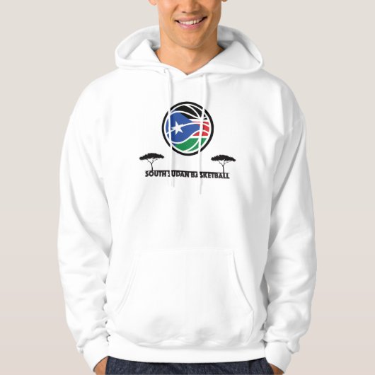 Zuid-Soedan basketbal hoodie (Voorkant)