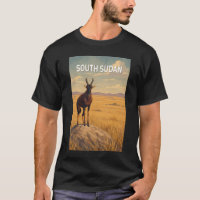 Zuid-Soedan Illustratie Reis Kunst Vintage
