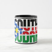 Zuid-Soedan Nationale Vlag Patriottische koffie Mok (Midden)