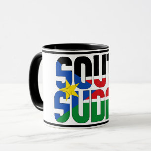 Zuid-Soedan Nationale Vlag Patriottische koffie Mok
