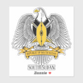 Zuid-Soedan Nationale wapenschild Sticker (Vel)