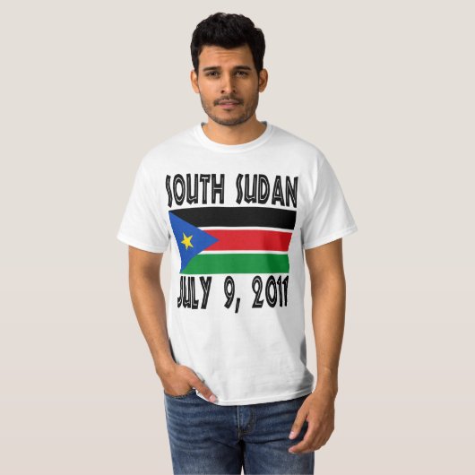Zuid-Soedan T-shirt (Voorkant volledig)