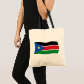 Zuid-Soedan Vlag Boodschappentas Tote Bag (Voorkant (product))