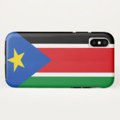 Zuid-Soedan vlag Case-Mate iPhone Case (Achterkant (horizontaal))