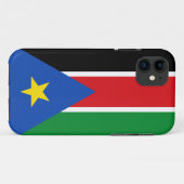 Zuid-Soedan vlag Case-Mate iPhone Case (Achterkant (horizontaal))