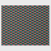 Zuid-Soedan Vlag Honeycomb Wrappapier Cadeaupapier (Vlak)