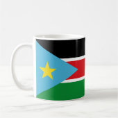 Zuid-Soedan Vlag Keramische Koffie Mok (Links)