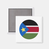Zuid-Soedan vlag Magneet (Voorkant / Achterkant)