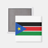 Zuid-Soedan vlag Magneet (Voorkant / Achterkant)