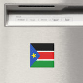 Zuid-Soedan - vlag Magnet (Insitu (Vaatwasser))