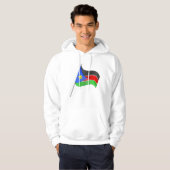 Zuid-Soedan Vlag Mannen Hoodie (Voorkant volledig)