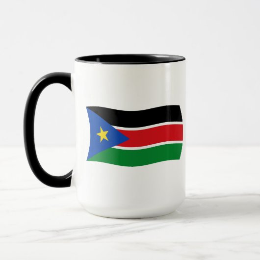 Zuid-Soedan Vlag Mokkop Mok (Links)