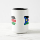 Zuid-Soedan Vlag Mokkop Mok (Midden)
