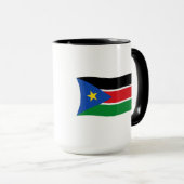 Zuid-Soedan Vlag Mokkop Mok (Voorkant rechts)