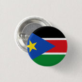 Zuid-Soedan vlag Ronde Button 3,2 Cm (Voorkant /achterkant)
