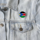 Zuid-Soedan vlag Ronde Button 3,2 Cm (In situ)