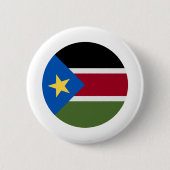 Zuid-Soedan vlag Ronde Button 5,7 Cm (Voorkant)
