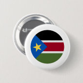 Zuid-Soedan vlag Ronde Button 5,7 Cm (Voorkant /achterkant)