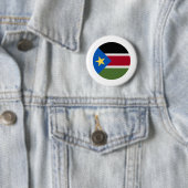 Zuid-Soedan vlag Ronde Button 5,7 Cm (In situ)