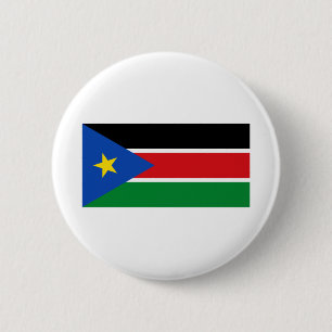 Zuid-Soedan vlag Ronde Button 5,7 Cm