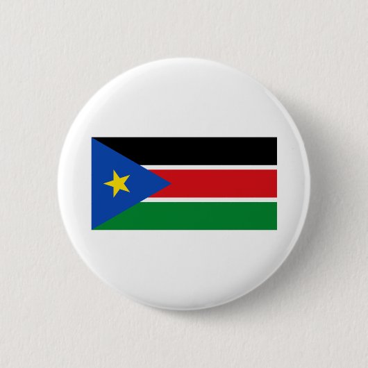 Zuid-Soedan vlag Ronde Button 5,7 Cm (Voorkant)