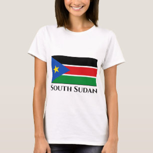 Zuid-Soedan vlag T-shirt