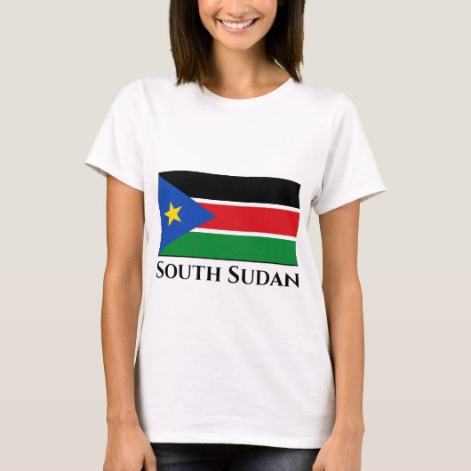 Zuid-Soedan vlag T-shirt (Voorkant)