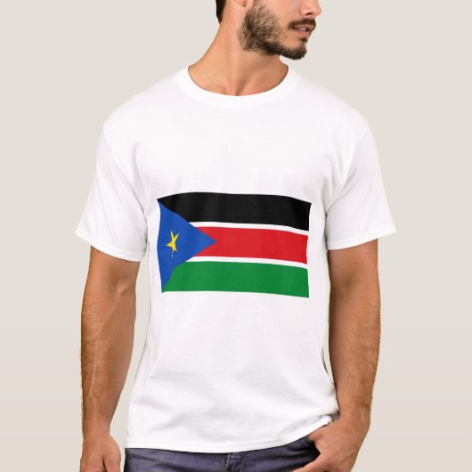 Zuid-Soedan vlag T-shirt (Voorkant)