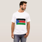 Zuid-Soedan vlag T-shirt (Voorkant volledig)