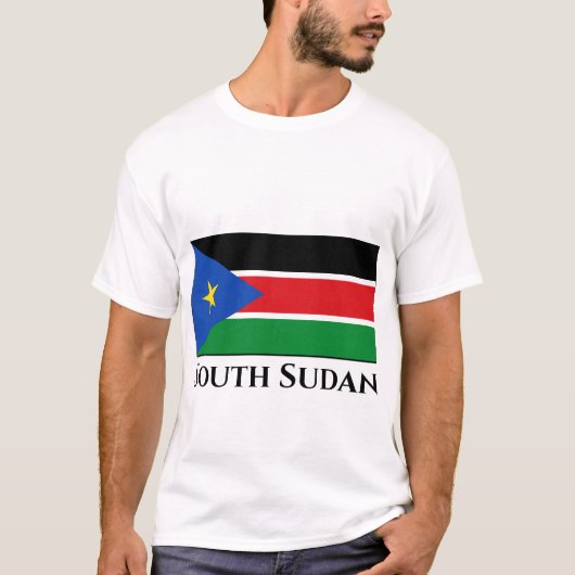 Zuid-Soedan vlag T-shirt (Voorkant)