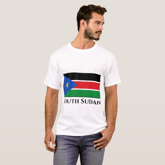 Zuid-Soedan vlag T-shirt (Voorkant volledig)